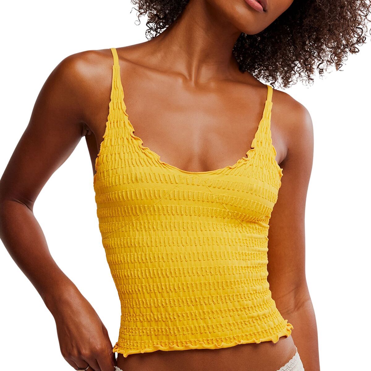 

Беcшовный топ Pucker up Free People, цвет citrus grove