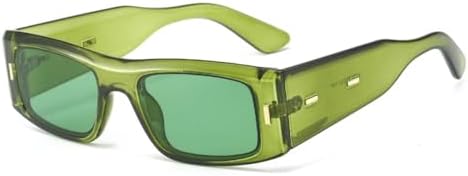 

Классические солнцезащитные очки Mi Nail с широкими дужками, модель 2026 года, для женщин. Простые, персонализированные, повседневные, в квадратной оправе MTZJH, Green