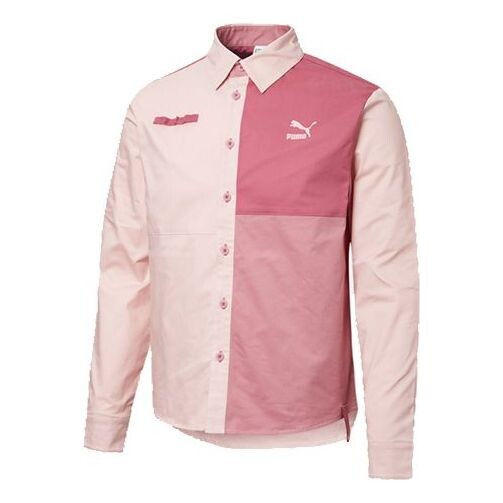 

Рубашка outdoor logo shirt 'pink white' Puma, розовый