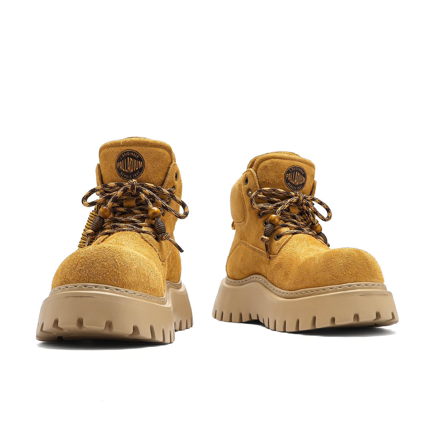 Palladium Ботинки Martin Unisex Желто-коричневый, Каштаново-коричневый, Оливково-зеленый — фото 4