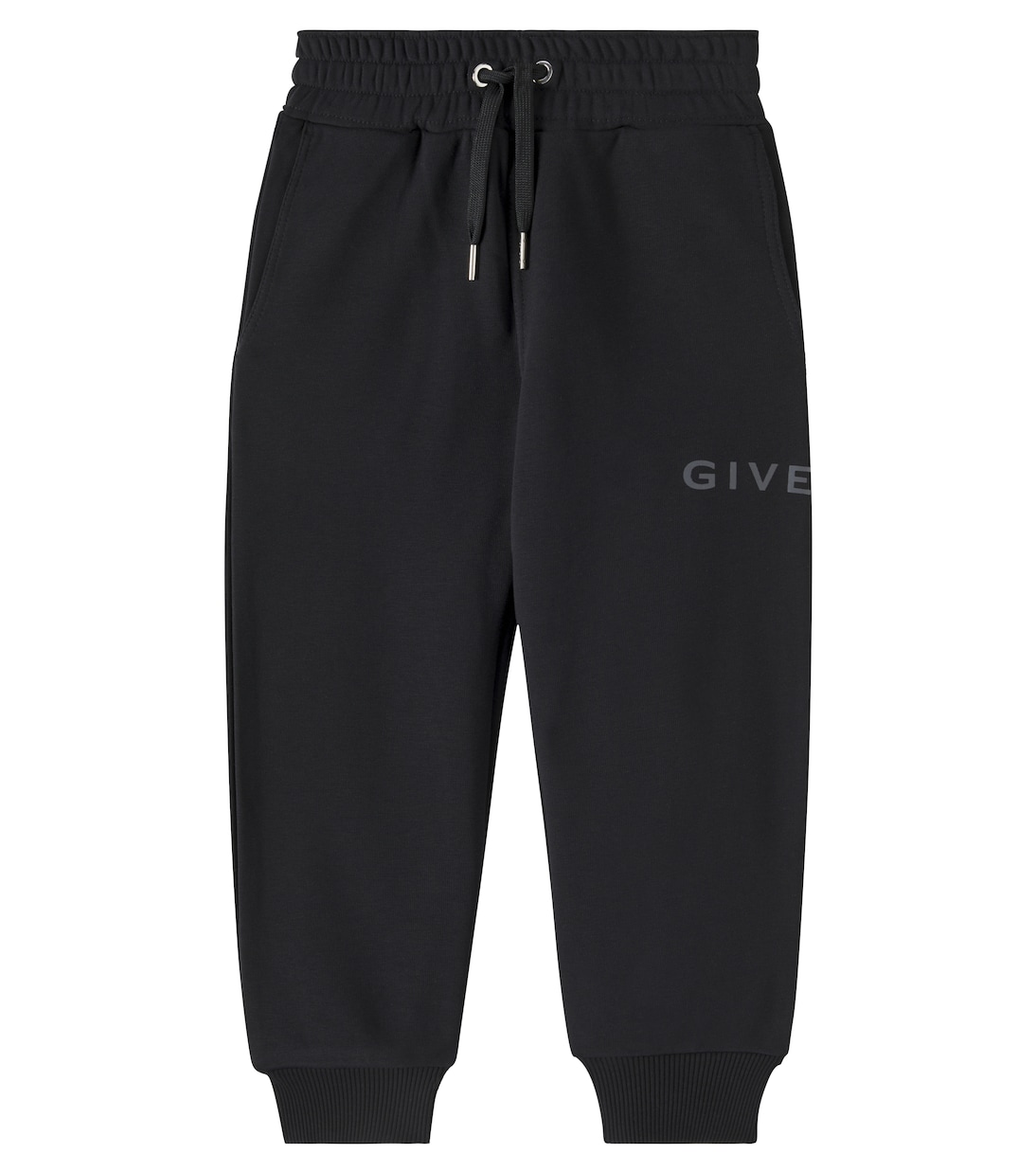

Спортивные брюки из хлопковой смеси с логотипом Givenchy Kids, черный