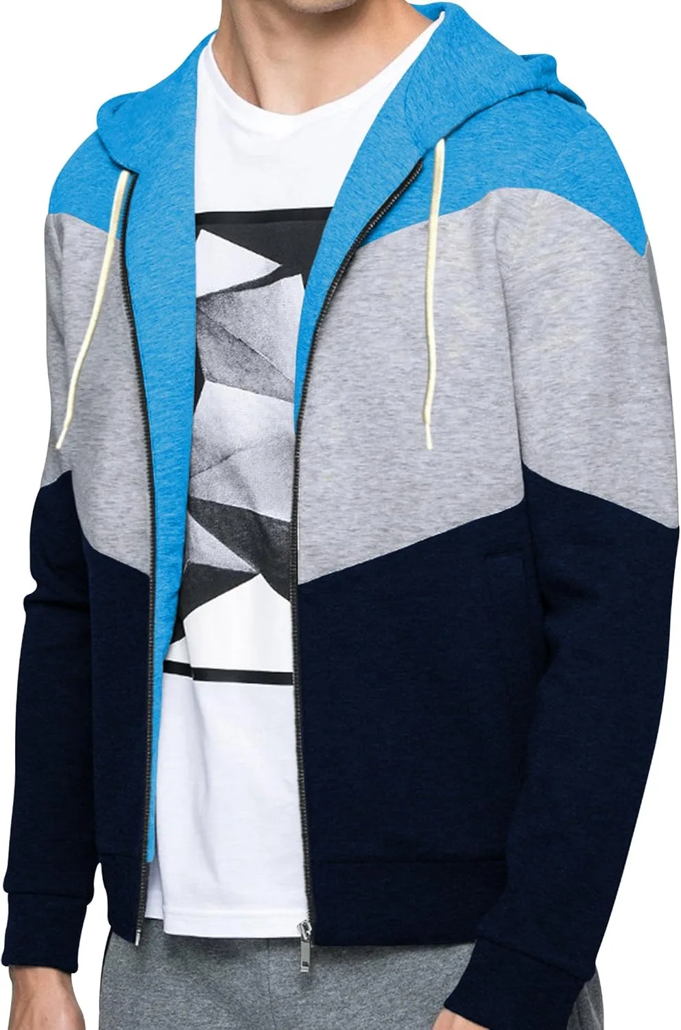 

Мужская модная толстовка Skylinewears с молнией, длинным рукавом, в трех тонах