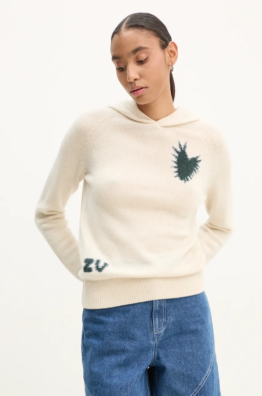 

ZADIG&VOLTAIRE кашемировый свитер, бежевый