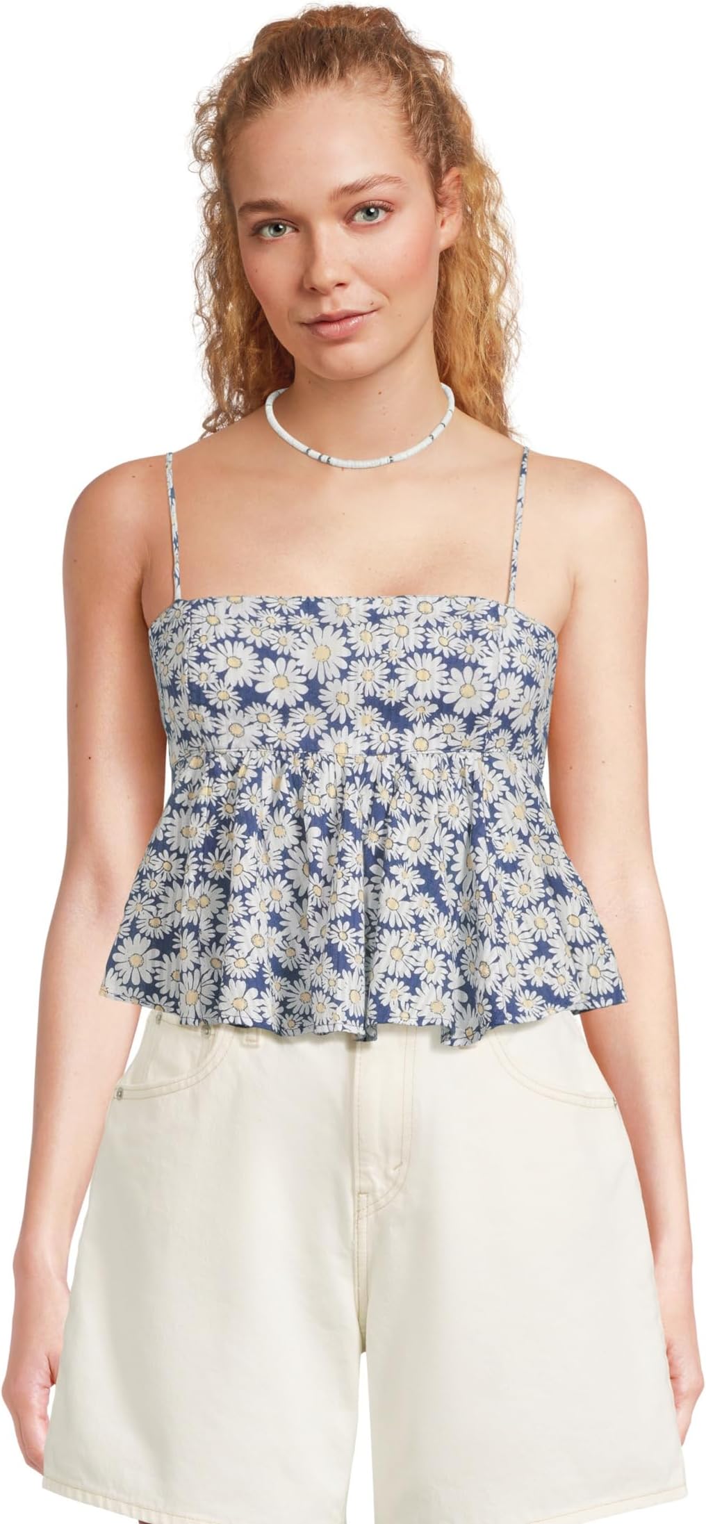 

Топ Free People Mia Printed Tank, цвет Bellweather Combo