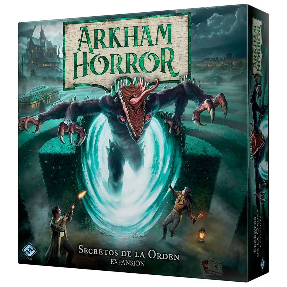 

Детская настольная игра Asmodee Arkham Horror Secretos De La Orden, зеленый
