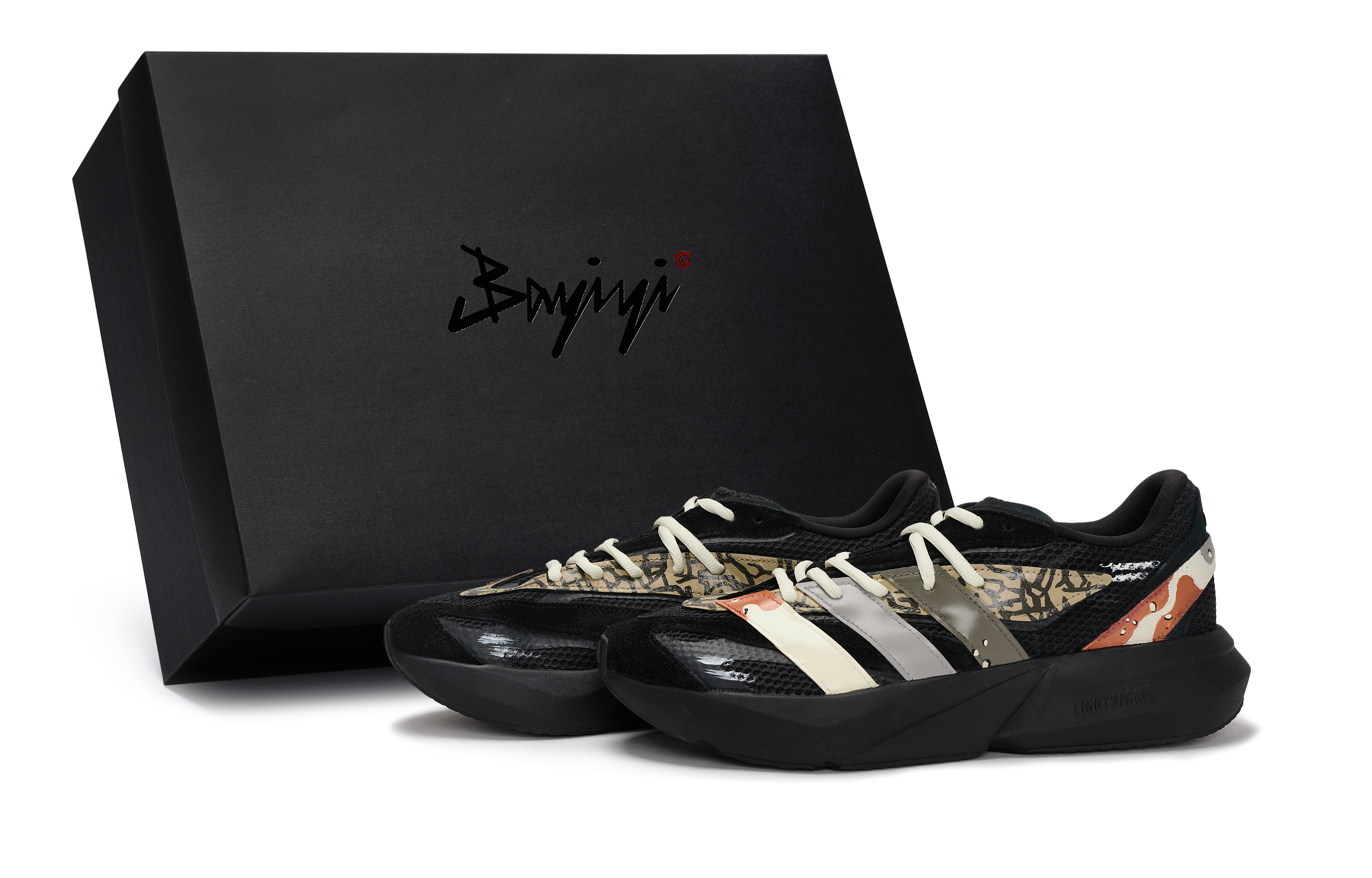

Adidas Кроссовки для бега LIGHTBLAZE с низким верхом, противоскользящие, износостойкие, мужские, черные, серые, коричневые
