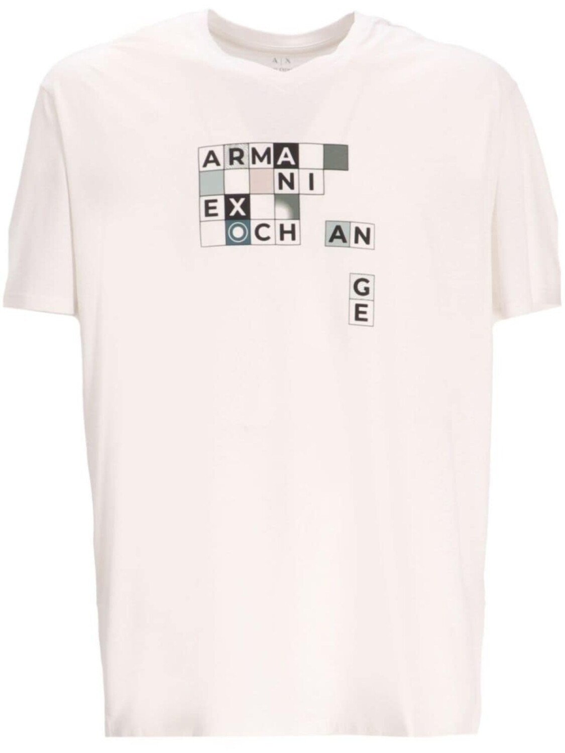 

Футболка из хлопка с логотипом Armani Exchange, белый