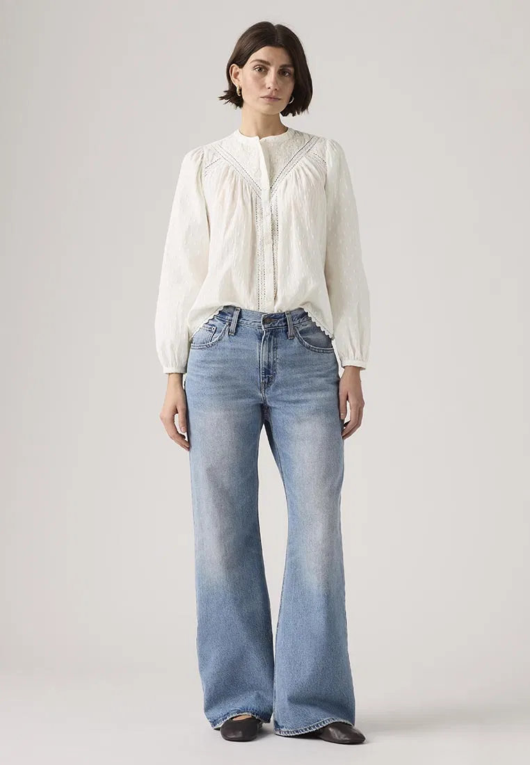Джинсы женские свободные клеш, Levi's, мультиколор — фото 3