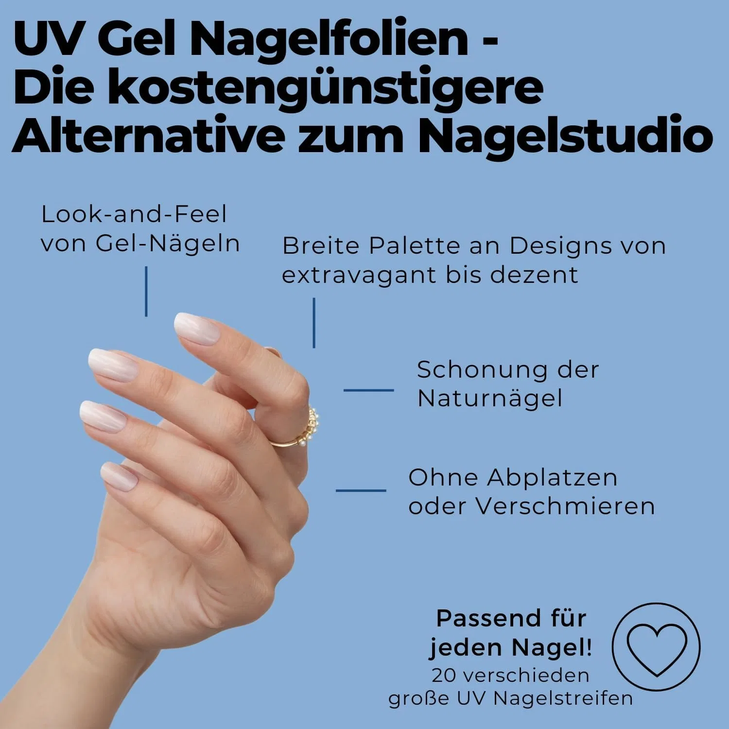Оригинальные УФ-гель-пленки для ногтей «Cinnamon Twirl UV» от Miss Sophie, 20 полосок Miss Sophie, Cinnamon Twirl — фото 3
