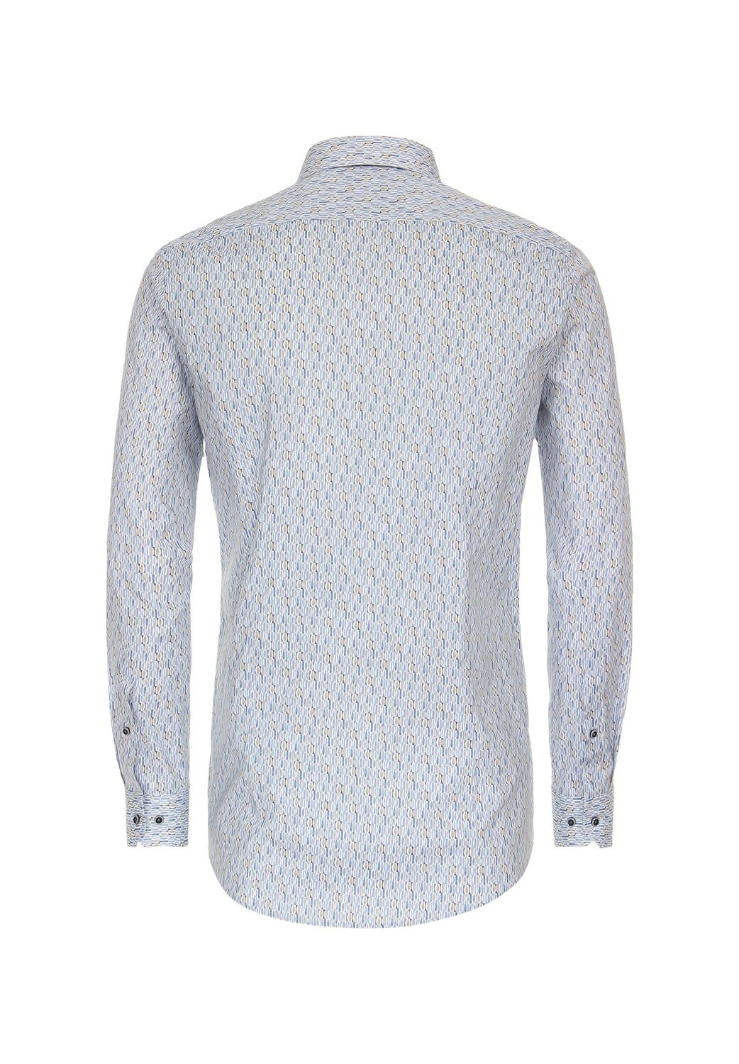 

Мужская деловая рубашка с принтом, облегающая боди Venti, цвет Mittelblau