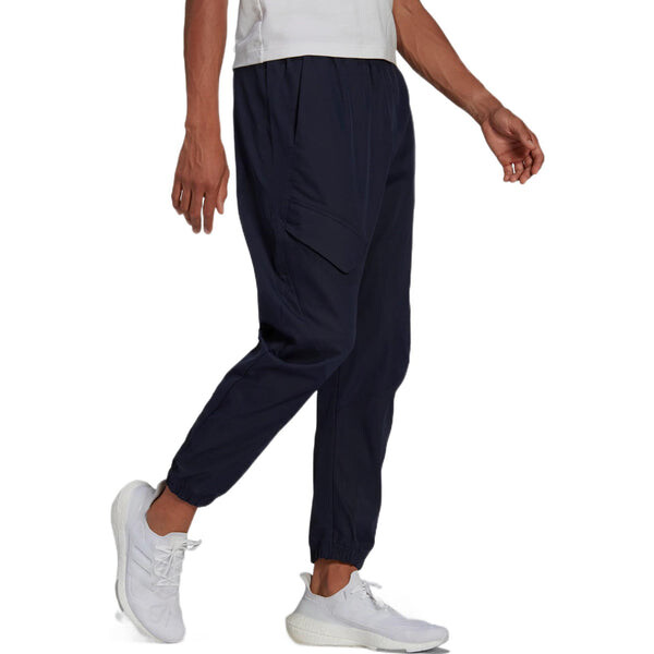 Спортивные штаны Men's adidas O-shape Cargo Solid Color Lacing Casual Sports Pants/Trousers/Joggers Legendary Ink Blue, мультиколор — фото 4
