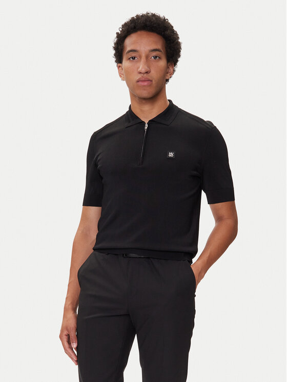 

Поло regular fit Sayfong-4 50542750 Hugo, чёрный
