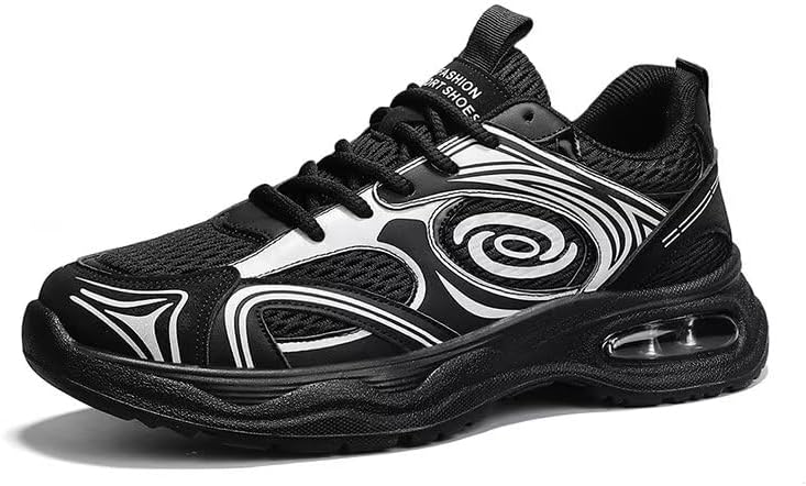 

Мужские кроссовки Air для бега, легкие спортивные кроссовки для ходьбы, модные спортивные кеды Generic, черный