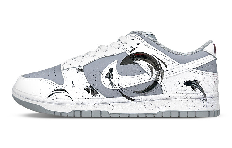 

Кроссовки Nike Dunk Skateboard Shoes Men Low-Top White Gray Black