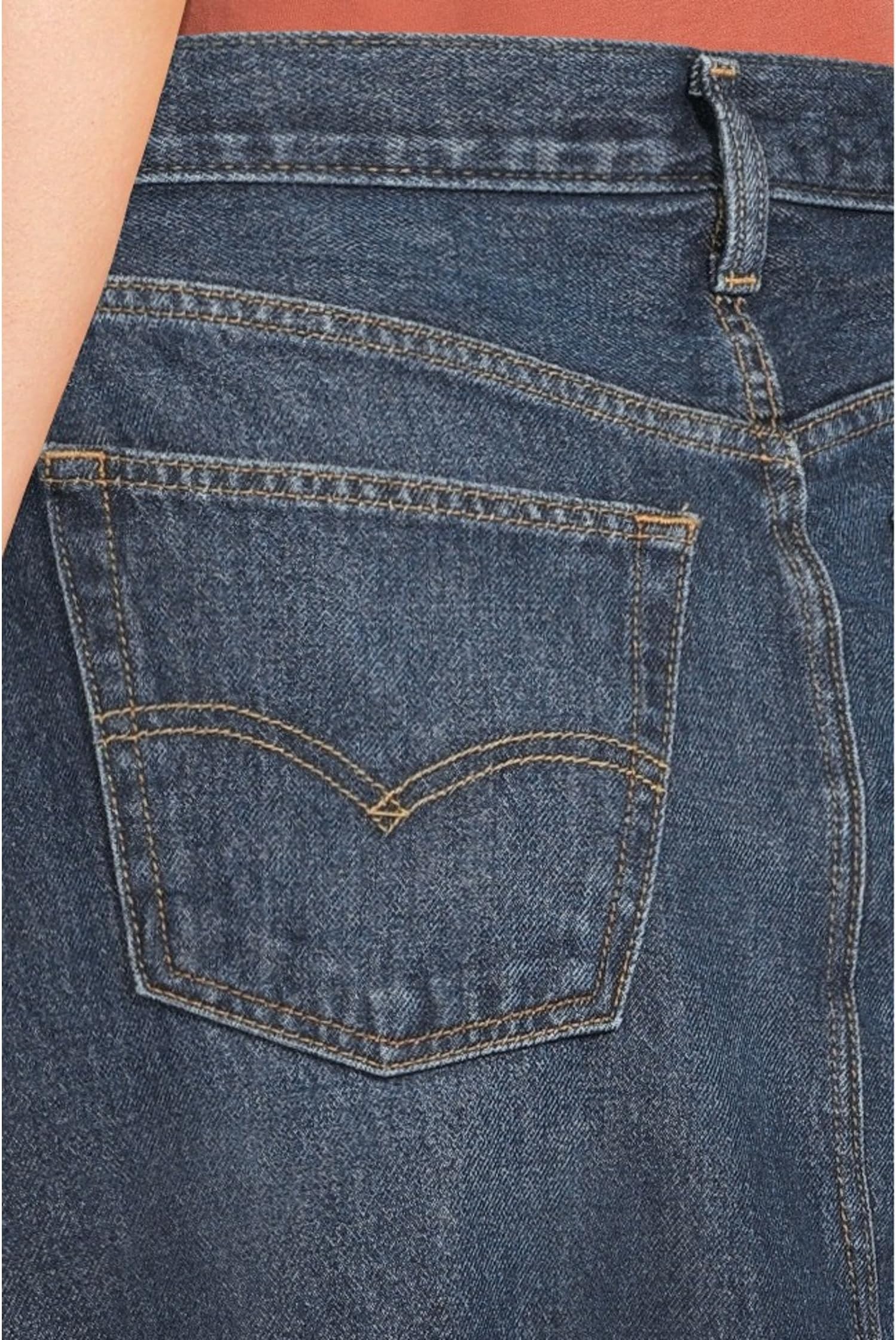 Юбка Levi's Womens Icon Skirt Western Yoke, цвет Shaded View — фото 4