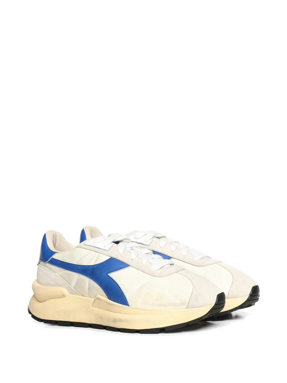 Кожаные кроссовки Mercury Elite Sprint на шнуровке Diadora, нейтральный — фото 2