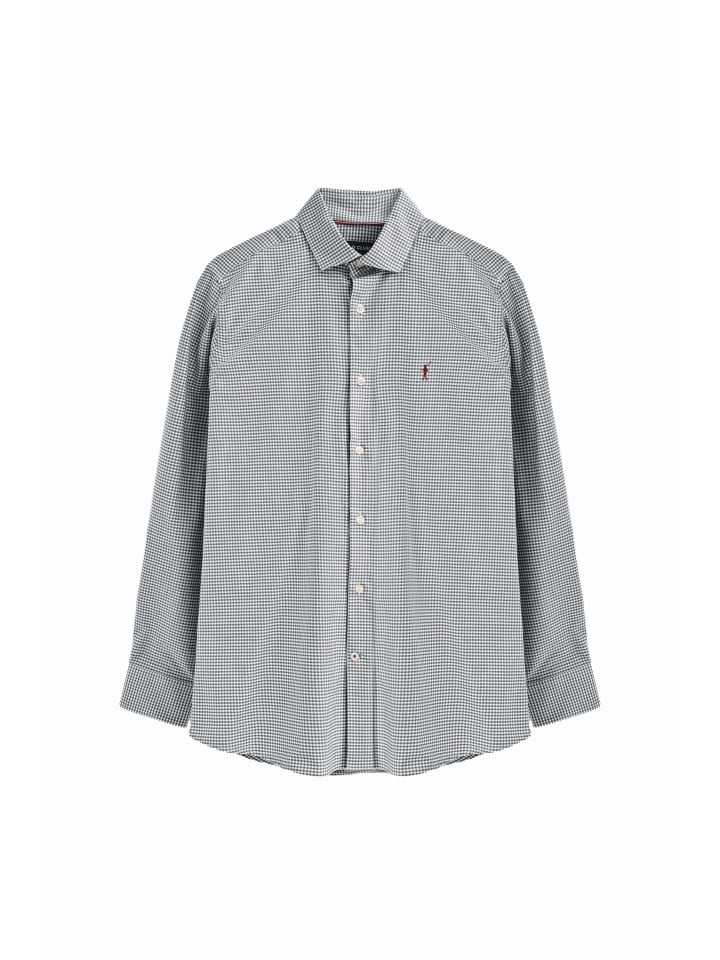 

Рубашка с длинными рукавами темно-синего цвета Polo Club