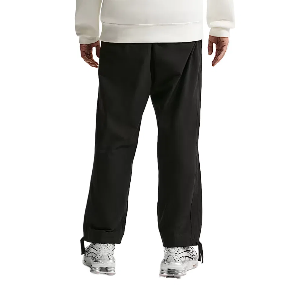 Брюки Club Casual для мужчин, черно-белые, умеренный прямой крой Nike, Black/White — фото 3