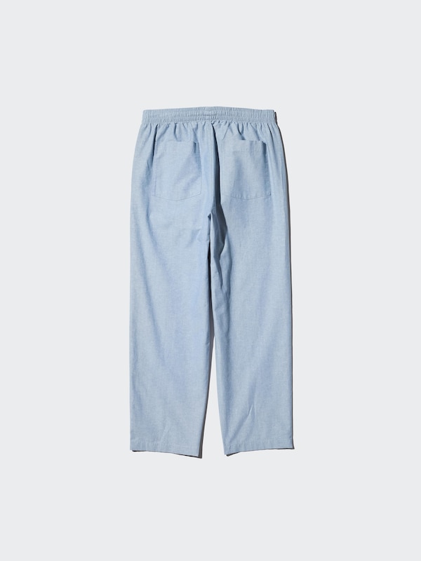 Брюки Easy из смеси льна Uniqlo, 09 black — фото 3