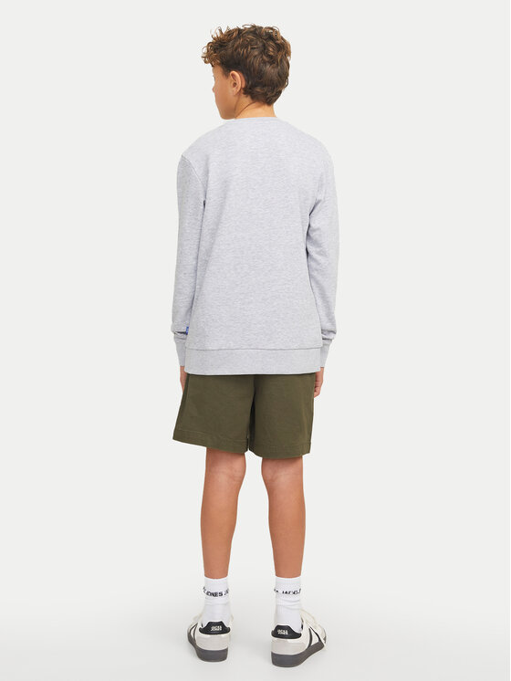 Шорты свободного кроя из ткани Jaiden 12275013 Jack&Jones Junior, зеленый — фото 3