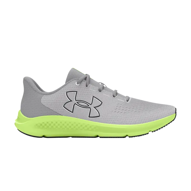 

Кроссовки Wmns Charged Pursuit 3, цвет Big Logo - Halo Grey Lime