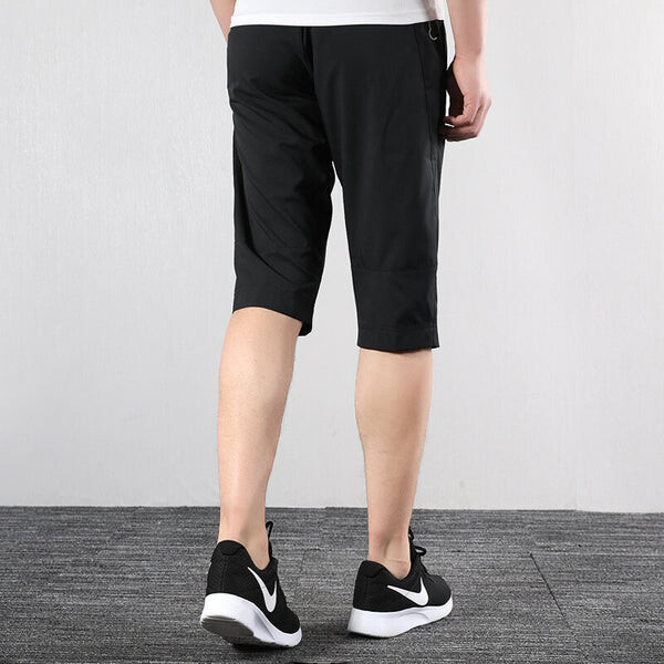 Шорты logo quick dry breathable sports shorts black Nike, черный — фото 4