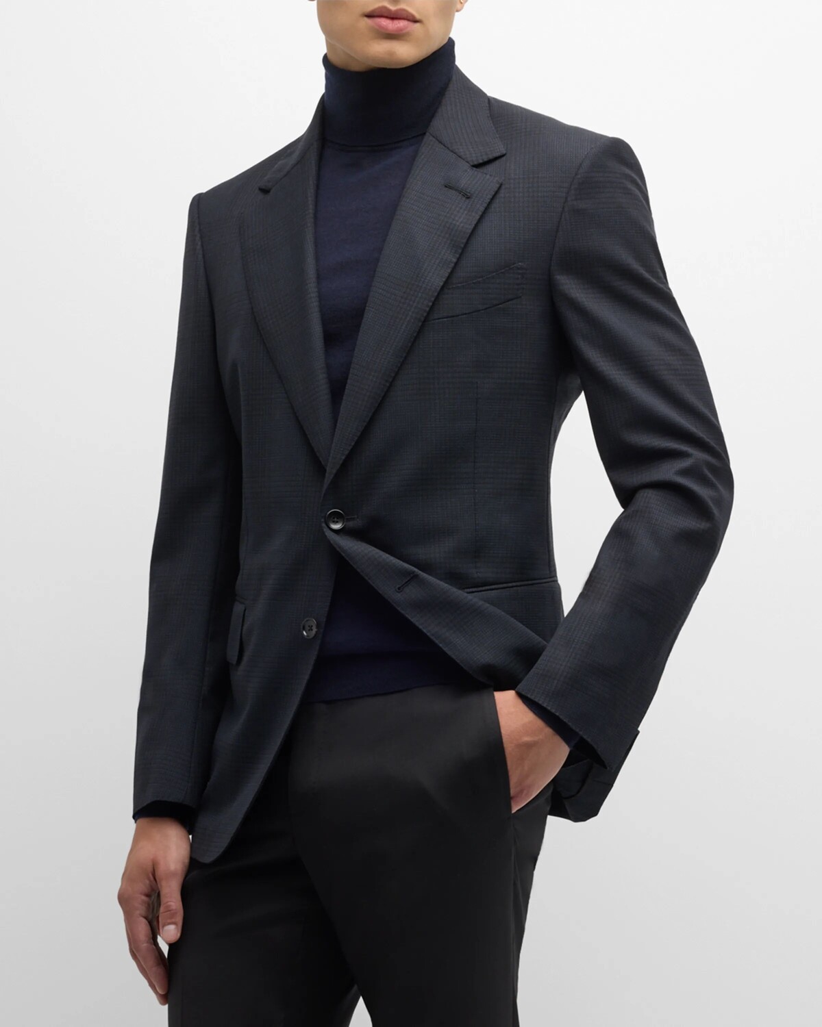 

Мужская спортивная куртка Shelton Prince of Wales TOM FORD, цвет Navy, Синий, Мужская спортивная куртка Shelton Prince of Wales TOM FORD, цвет Navy