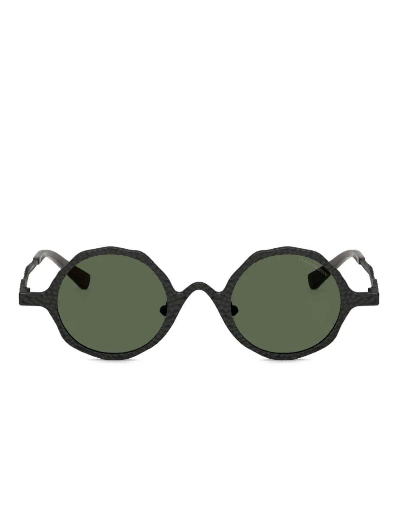 

Emporio Armani round-frame солнцезащитные очки, черный