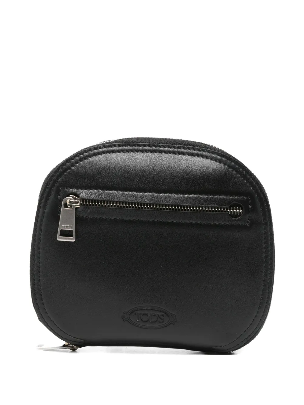 

Сумка-тоут с аппликацией в виде кошелька Tod'S, черный