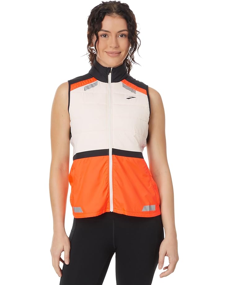 

Жилет Brooks Run Visible Insulated Vest, цвет Ecru/Fluoro Flash/Black