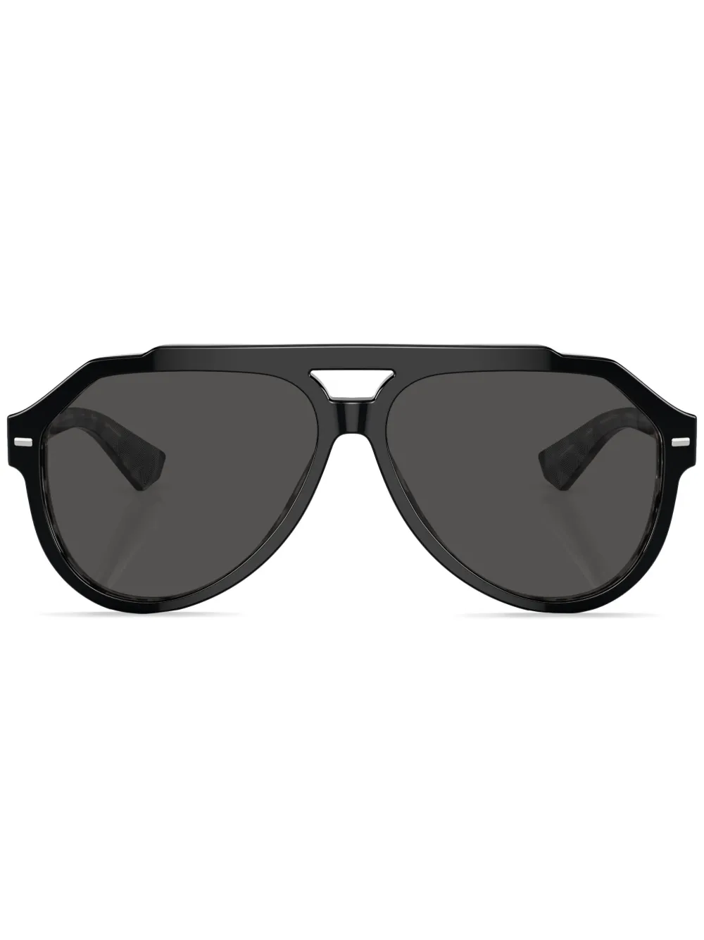 

Солнцезащитные очки в круглой оправе Dolce & Gabbana Eyewear, черный