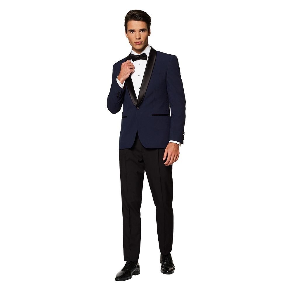 

Мужской комплект оппосмокинг облегающего кроя OppoSuits, цвет Midnight Blue
