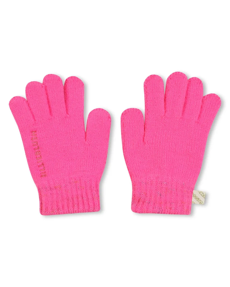 

Детские перчатки из акрила Billieblush, розовый