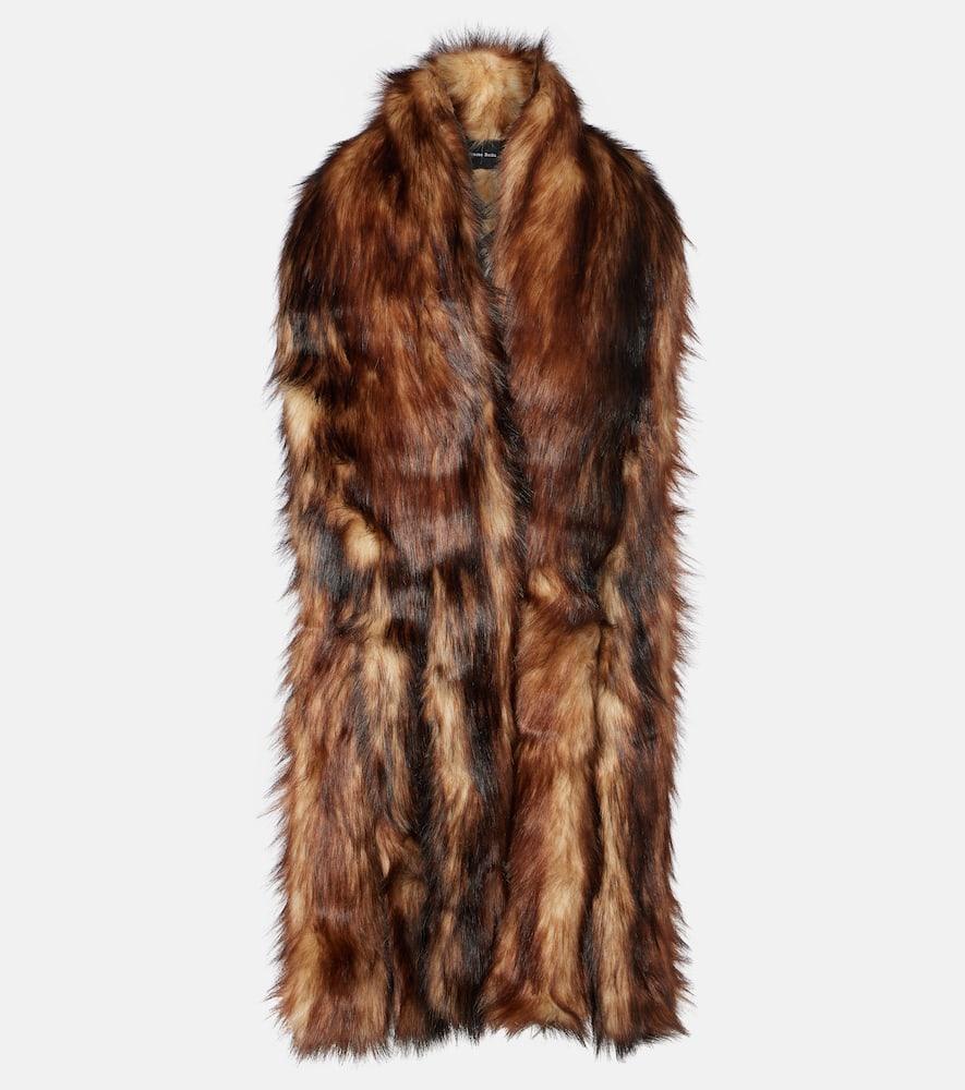 

Шарф из искусственного меха Simone Rocha, Natural