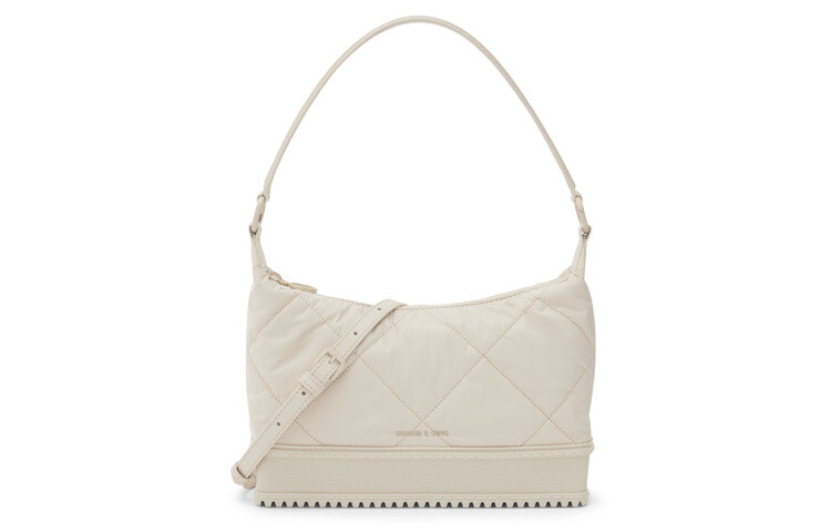 

Charles&Keith CHARLES & KEITH Женская сумка через плечо, Розовый белый Мел