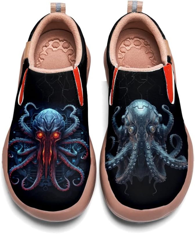 

Мужские повседневные лоферы Onehorse на шнуровке, кожаные кроссовки, удобные и легкие, с легкой надевкой, с художественной росписью, для путешествий, Mechanical Organisms - N24