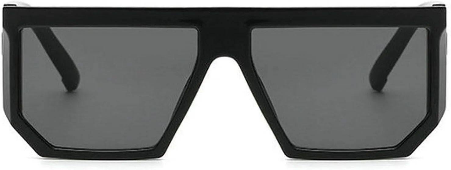 

Солнцезащитные очки COTIA Fashion Square для женщин и мужчин в стиле ретро, ​​увеличенного размера, прямоугольной формы, панк-стиль, с оригинальным дизайном, Black