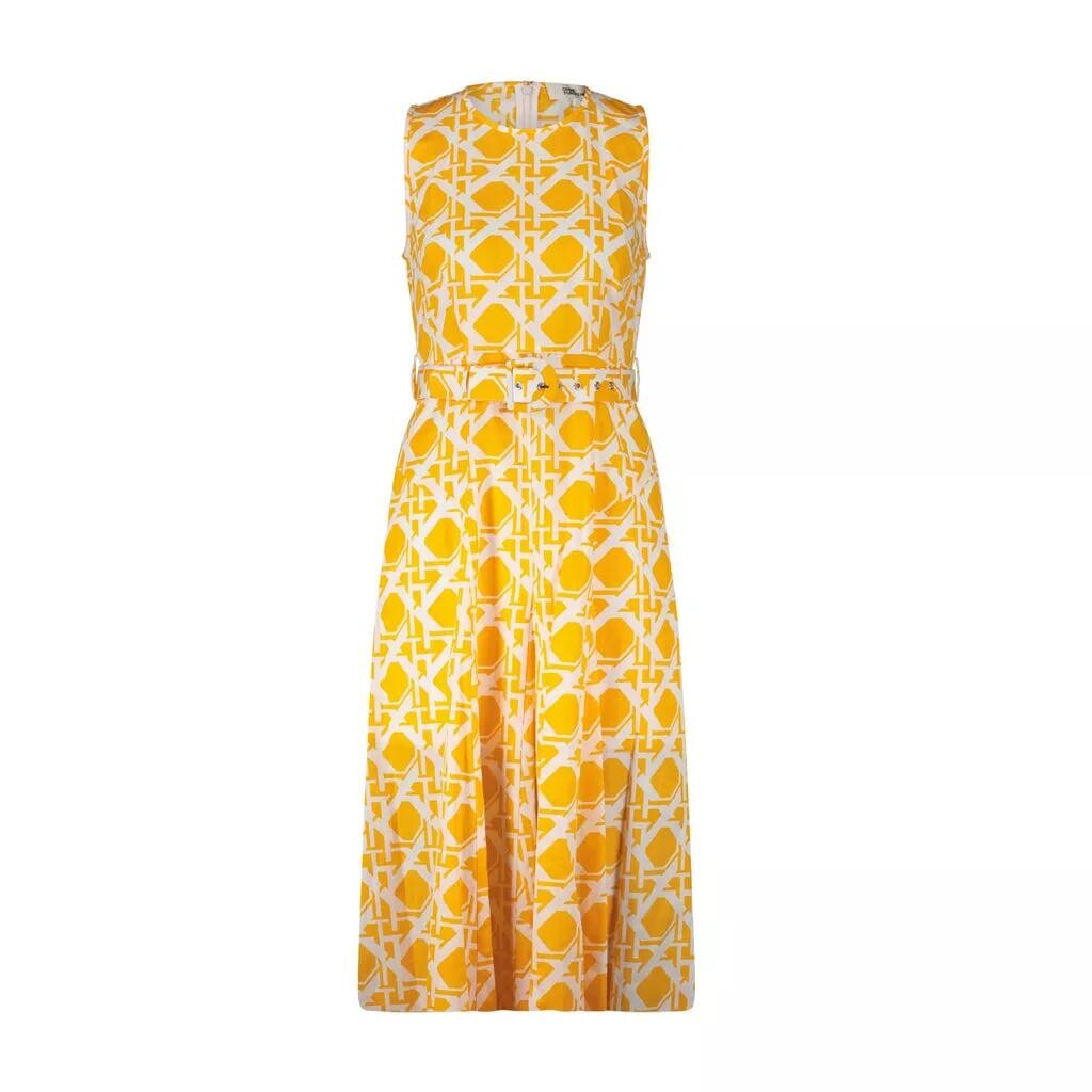 

Платье эллиот из льна Diane Von Furstenberg, оранжевый