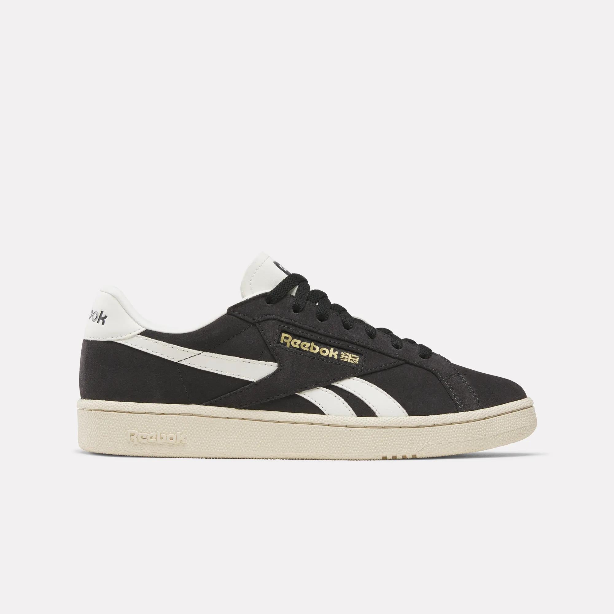 

Обувь Reebok Club C Grounds UK унисекс, washed black/paper white/chalk