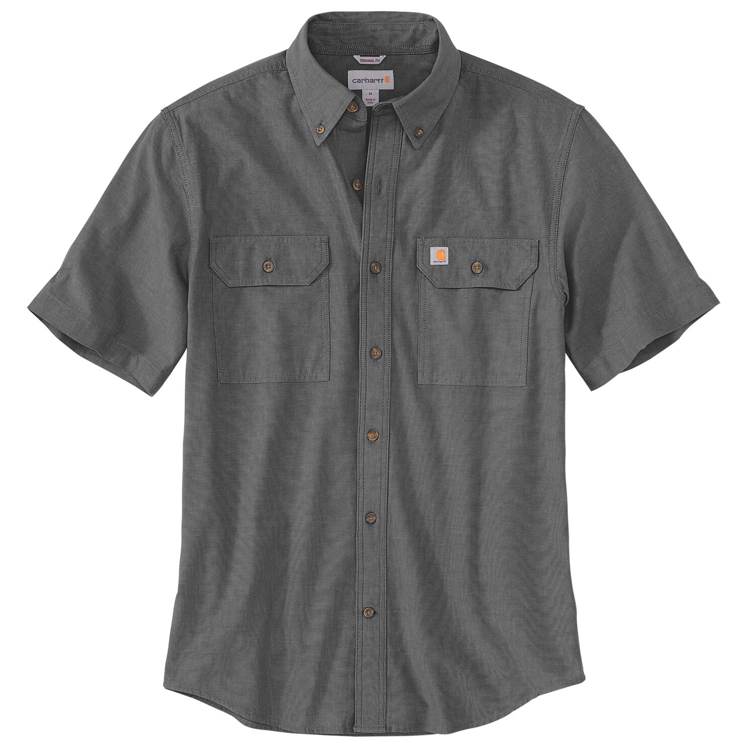 

Рубашка Carhartt Loose Chambray S/S, цвет Black Chambray