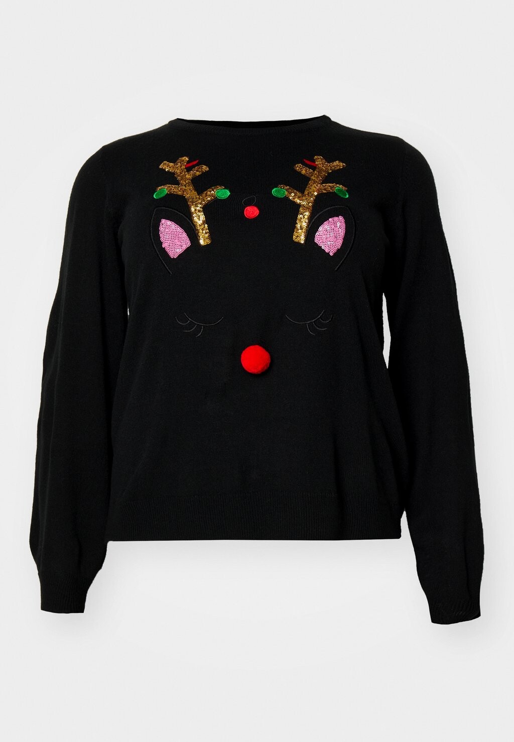 

Джемпер VMCRUDOL ONECK Vero Moda Curve, черный