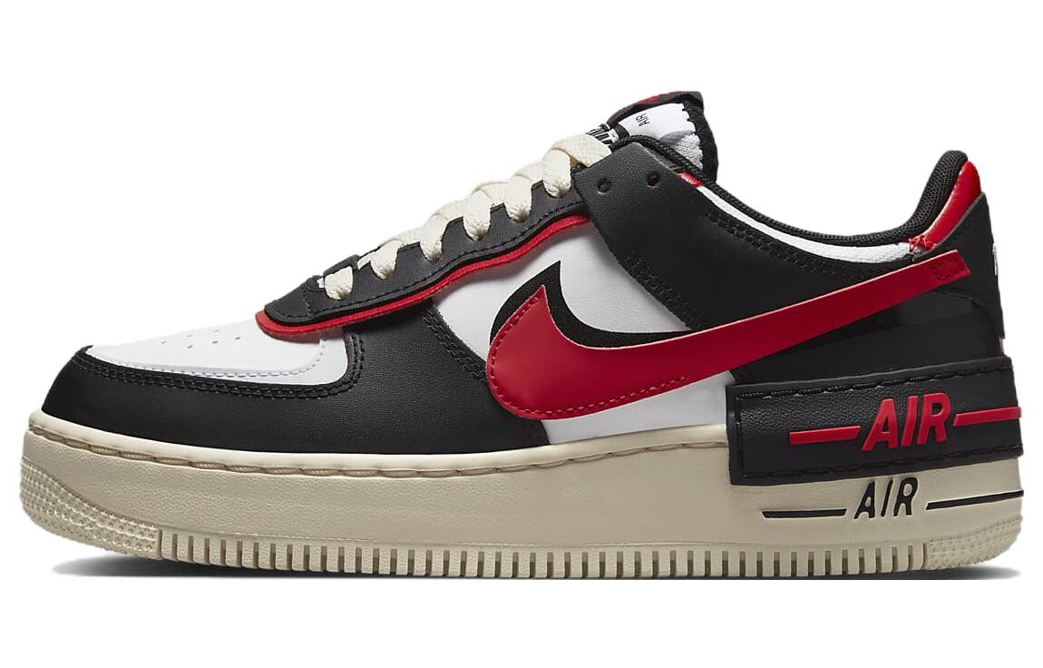 Кроссовки Nike Air Force 1 Low Shadow Summit, белый/черный/красный