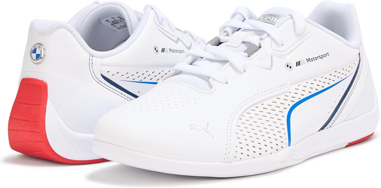 Детские кроссовки Puma Unix-Child BMW M Motorsport Drift Cat, белый/голубой — фото 3