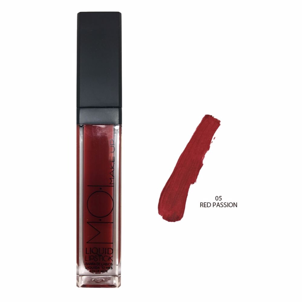 

Губная помада Crema De Labios Liquid Lipstick Moi, цвет 05 red passion