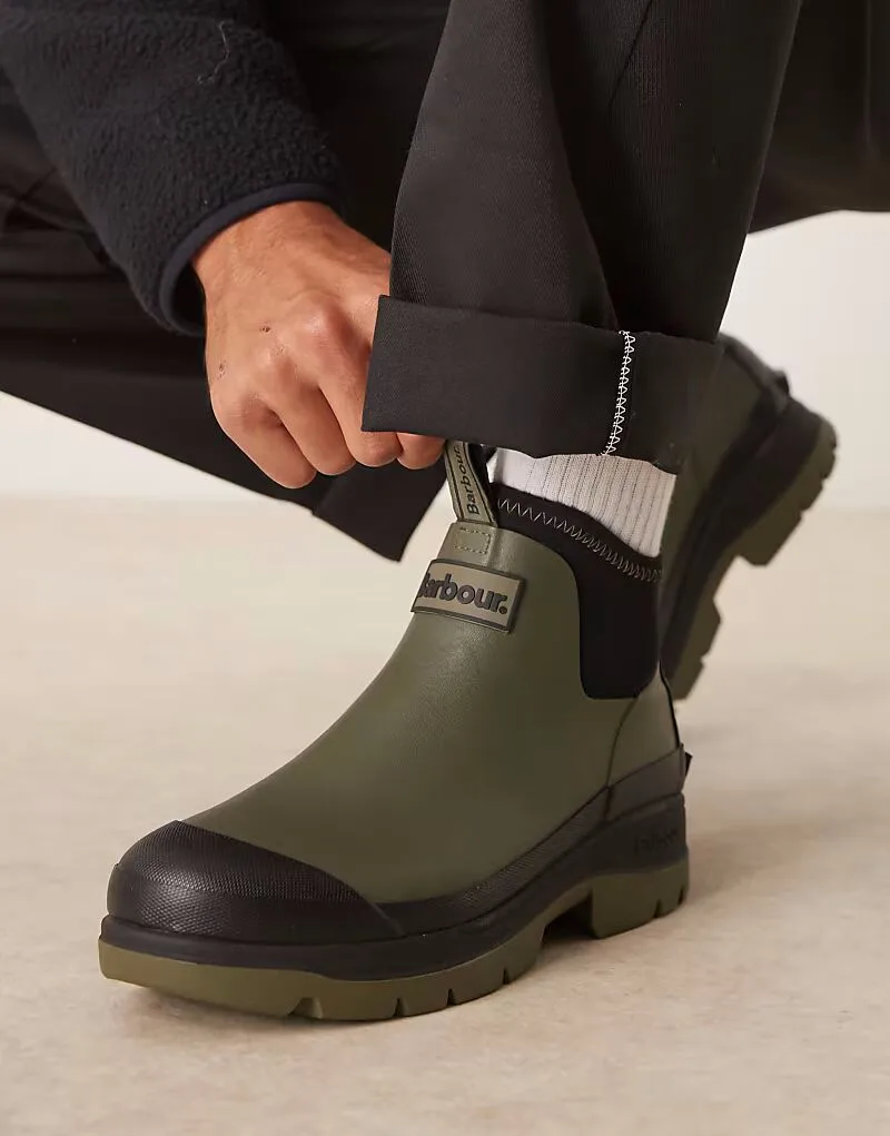 Резиновые сапоги Barbour Ridge цвета "форменная зелень" - MGREEN