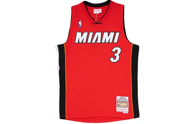 

Майка баскетбольная Mitchell & Ness X NBA Miami Heat 2005 Dwyane Wade Alternate Mitchell Ness красная