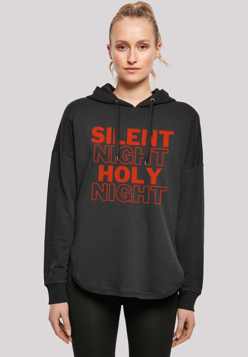 

Толстовка SILENT NIGHT HOLY NIGHT WEIHNACHTEN - Hoodie F4NT4STIC, черный