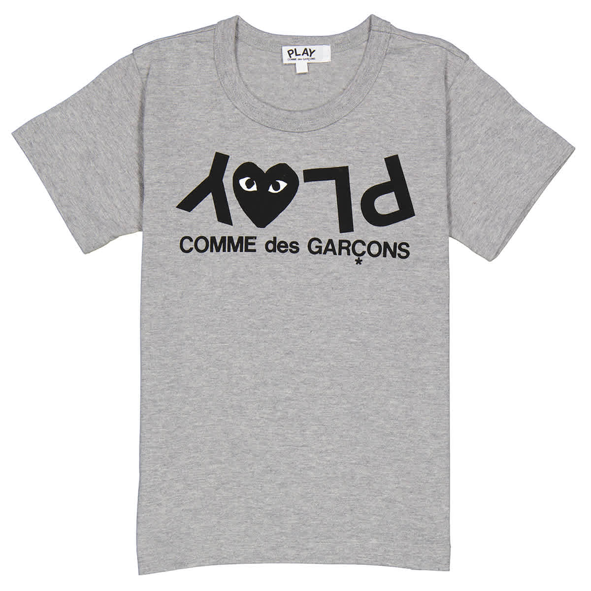 

Comme Des Garcons Kids Футболка с принтом логотипа, серый