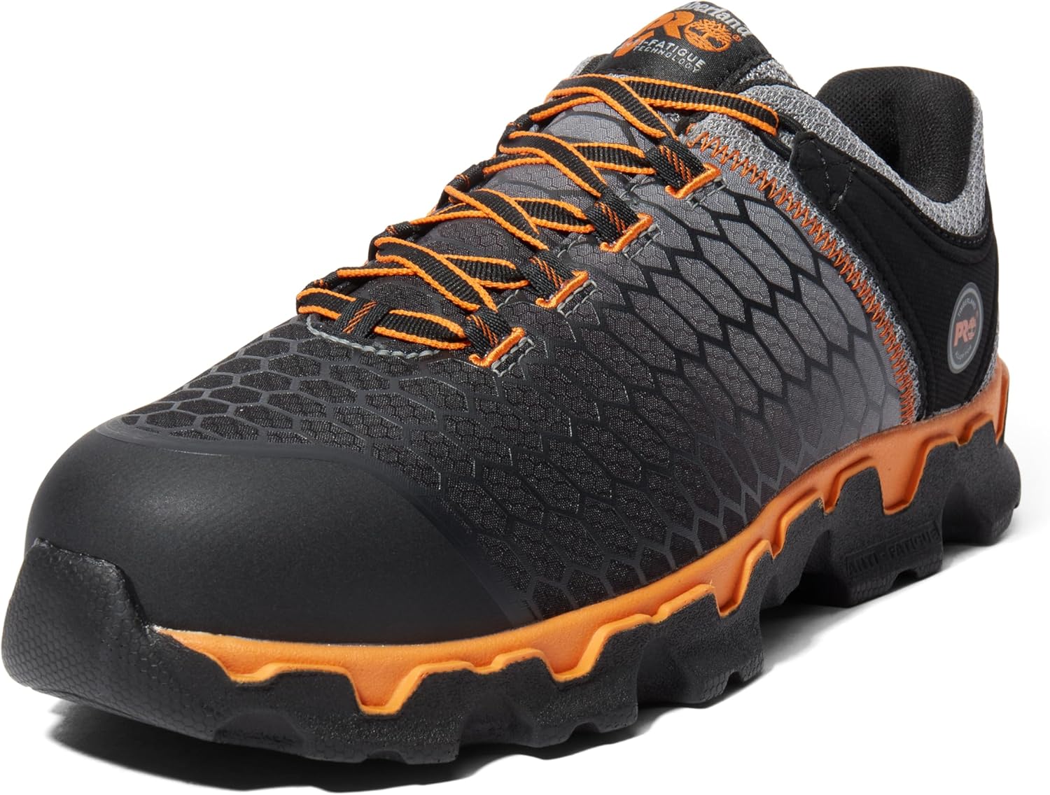 

Timberland PRO мужские промышленные и строительные ботинки Powertrain Sport Alloy-Toe EH, Black/Grey/Orange-2024 New