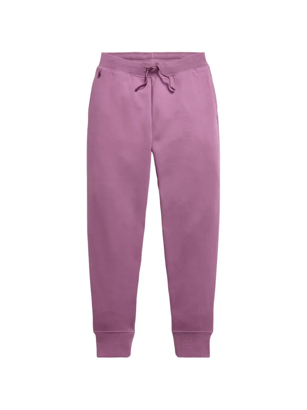 Спортивные брюки на шнуровке с вышитым логотипом Polo Ralph Lauren Kids, розовый